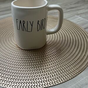 Rae Dunn Early Bird Mug - White